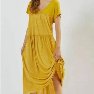 Anthropologie Saturday Sunday Bobbie Tiered Midi Dress | XSmall